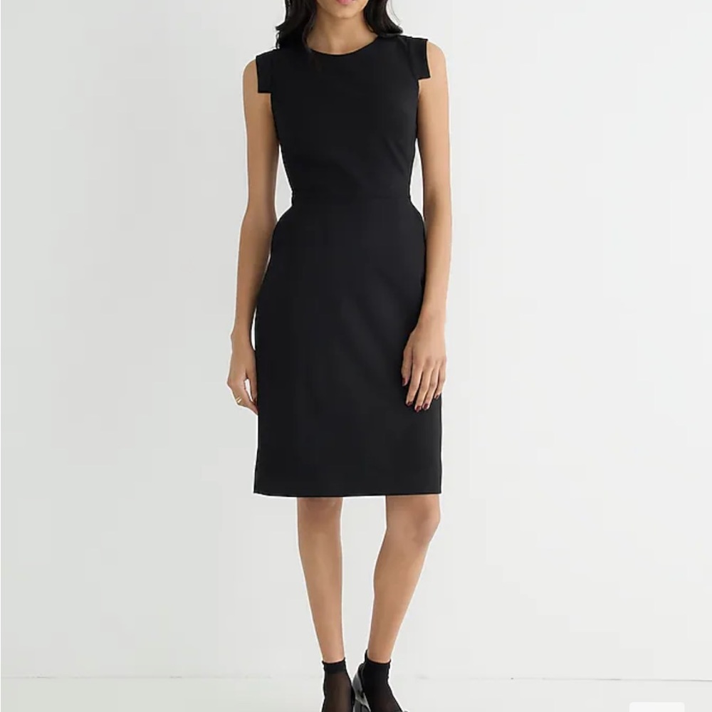 Jcrew black resume dress